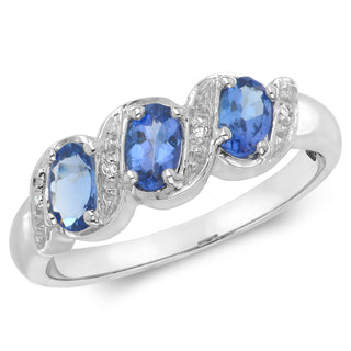 9ct White Gold Tanzanite Ring