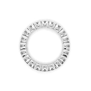 18K White Gold 1.02ct Diamond Stretchy Ring