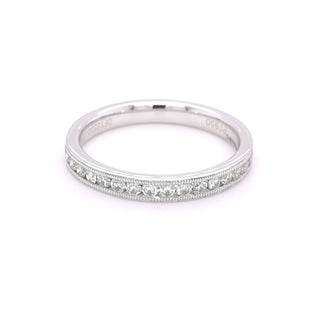 Platinum 0.33ct Diamond Set Half Eternity