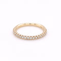 18ct Yellow Gold 0.20ct Diamond Set Half Eternity Ring