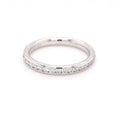 9ct White Gold 0.42ct Diamond Set Half Eternity Ring