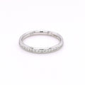 9ct White Gold 0.26ct Diamond Set Half Eternity Ring