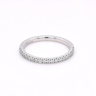 18ct White Gold 0.21ct Diamond Set Half Eternity Ring