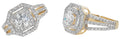 9ct Yellow Gold CZ Ring