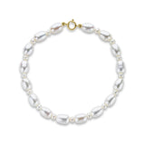 9CT Yellow Gold Pearl Bracelet