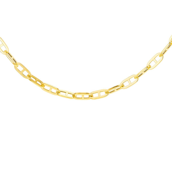 9K Yellow Gold 2.5mm Small Square Rambo /18"