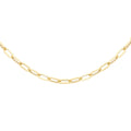 9K Yellow Gold 3.5mm Paper Chain  /18
