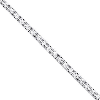 18ct Illusion Set 0.75ct Tennis Bracelet