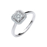 18ct White Gold 0.20ct Diamond Dress Ring (£1350)