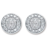 18ct White Gold 0.25ct Diamond Stud Earrings