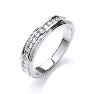 18ct White Gold 0.25ctw Diamond Eternity Ring (£1825)