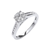 18ct White Gold 0.50ct Diamond Dress Ring (£2650)