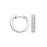 18ct White Gold 0.52ct Diamond Earrings