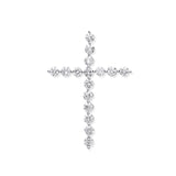 18ct White Gold 0.75ct Diamond Cross
