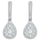 18ct White Gold 0.75ct Diamond Drop Earrings (£2385)