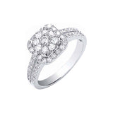18ct White Gold 0.90ct Fancy Diamond Ring