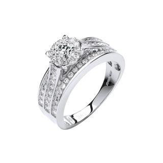 18ct White Gold 1.00ct Diamond Dress Ring (£5380)