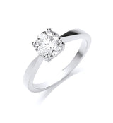 18ct White Gold 1.00ct Diamond Engagement Ring