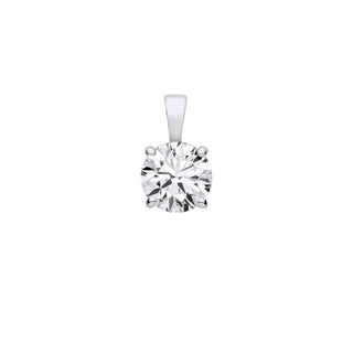 18ct White Gold 1.00ctw Lab Grown Diamond Pendant Igi Certified