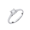 18ct White Gold 1.00ctw Solitaire Lab Grown Diamond Ring Igi Certified