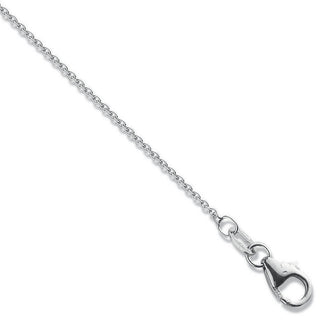 18ct White Gold 1.1mm Rolo Chain