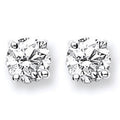 18ct White Gold 1.40 - 1.50ct Claw Set Diamond Stud Earrings