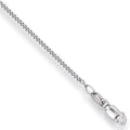 18ct White Gold 1.4mm Curb Chain