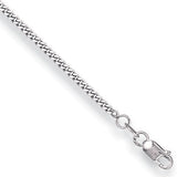 18ct White Gold 1.8mm Curb Chain
