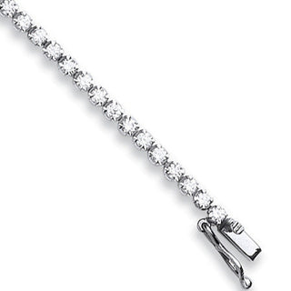 18ct White Gold 2.00ct Diamond Tennis Bracelet (£4505)