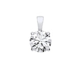 18ct White Gold 2.00ctw Lab Grown Diamond Pendant Igi Certified