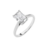 18ct White Gold 2.00ctw Radiant Cut Lab Grown Diamond Ring Igi Certified