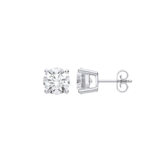 18ct White Gold 3.00ctw Lab Grown Diamond Earrings Igi Certified