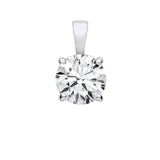 18ct White Gold 3.00ctw Lab Grown Diamond Pendant Igi Certified