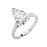 18ct White Gold 3.00ctw Pear Cut Lab Grown Diamond Ring Igi Certified