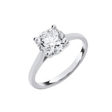 18ct White Gold 3.00ctw Solitaire Lab Grown Diamond Ring Igi Certified