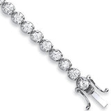 18ct White Gold 7.00ct Diamond Tennis Bracelet