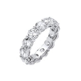 18ct White Gold 7.00ctw Brilliant Cut Lab Grown Diamond Eternity Ring Wgi Certified