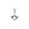 18ct White Gold Pendant Mount 0.20-0.25ct