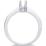 18ct White Gold Ring Mount 0.20-0.25ct