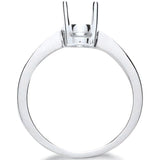 18ct White Gold Ring Mount 0.75ct