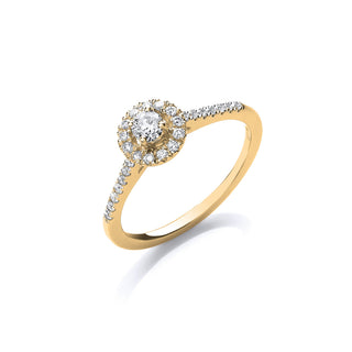 18ct Yellow Gold 0.37ctw Fancy Engagement Ring
