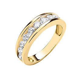 18ct Yellow Gold 1.00ctw Diamond Eternity Ring
