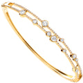 18ct Yellow Gold 1.00ctw Dress Diamond Bangle (£6210)