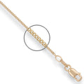 18ct Yellow Gold 1.1mm Curb Chain