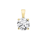 18ct Yellow Gold 2.00ctw Lab Grown Diamond Pendant Igi Certified