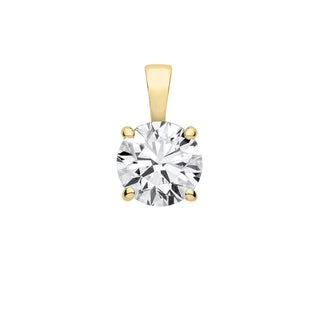 18ct Yellow Gold 2.00ctw Lab Grown Diamond Pendant Igi Certified