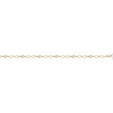 9K Yellow Gold Cubic Zirconia Set Neclace