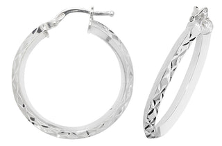 Sterling Silver Hoop Earrings