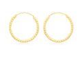 9ct Yellow Gold Hoop Earrings
