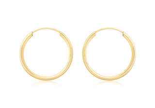 9ct Yellow Gold Mini Hoop Earrings